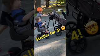 Stroller for 4 anyone Valco corider with Joey seat valcobabyau ValcoBaby momsofmultiples [upl. by Sixela]