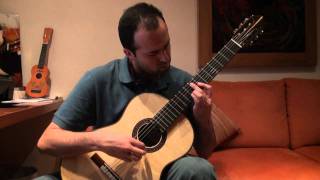 Prelude in Dminor BWV 999 JS Bach  Classical Guitar [upl. by Ernald815]