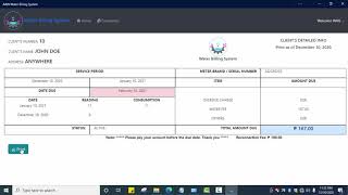 AampN Water Billing System [upl. by Ck]