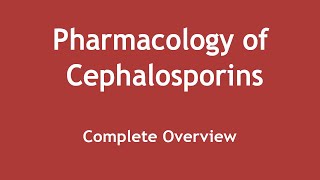 Pharmacology of Cephalosporins Complete Overview ENGLISH  Dr Shikha Parmar [upl. by Ayram]