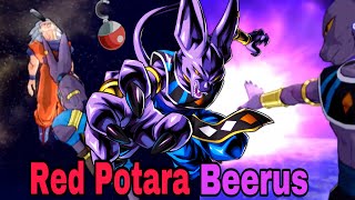 RED POTARA BEERUS ERASES ALL MY HEALTH INTO OBLIVION DBZ Budokai Tenkaichi 4 [upl. by Lenette878]