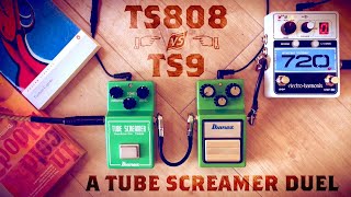 TS808 vs TS9  A Tube Screamer Duel [upl. by Dlanor84]