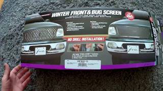 Ford F250 Grill Removal and Winter Grill Cover Installation  Gofiacom [upl. by Arlene640]