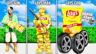 Everywhere is LAYS CHIPS in GTA 5 😂 [upl. by Akinam953]