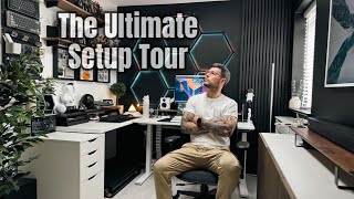 The Ultimate Desk Setup 2024 Work And Game From Home [upl. by Lemay]