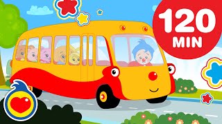 Las Ruedas del Bus  Y Las Mejores Canciones Infantiles Clásicas 120 Min ♫ Plim Plim [upl. by Etnahc]