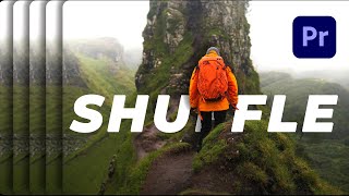 FAST Photo SHUFFLE Slide Effect  Adobe Premiere Pro Tutorial [upl. by Merrili]