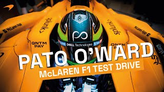 Pato OWard test drives a McLaren Formula 1 car [upl. by Oirasan815]