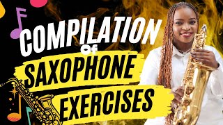 SAXOPHONE EXERCISES  Practice MAJOR 7TH  MINOR SCALE  MELODIC MINOR [upl. by Ermanno286]