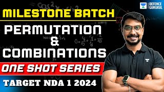 Milestone Batch  Permutation and Combinations in One Shot  NDA I amp II 2024  Akhil Kumar Roy [upl. by Ensign415]