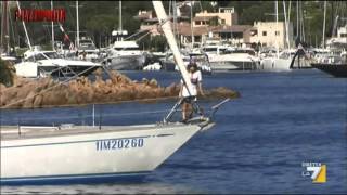 Vita quotSmeraldaquot tra le mega ville della Costa Smeralda  Piazza Pulita 29 ott 2015 [upl. by Samid439]