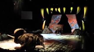 Walking with Dinosaurs Live Tyrannosaurus Rex Entrance [upl. by Ellinad]