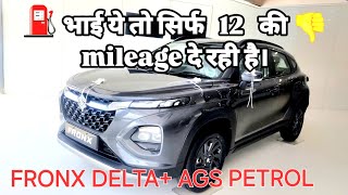 Fronx deltaags mileage review fronxdeltaplus fronx car maruti nexa newcar mileage review [upl. by Ramon]