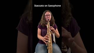 Staccato on Saxophone vs Oboe 😊🎷shorts 100daysofpractice saxophone shorts [upl. by Aisercal]