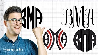 4 Different Techniques To Make Monograms in Cricut Design Space [upl. by Davita]