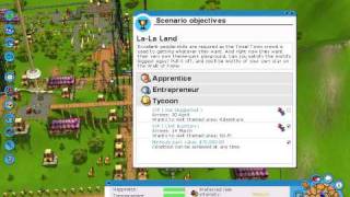 RCT3  Beating LaLa Land Tycoon Level HD [upl. by Datnow576]