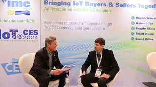 Interview with Florian Denzin of Telit Cinterion at CES 2024 [upl. by Hebe]