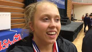 Morgan Case reflects on her performance at state gymnastics finals [upl. by Sicard]