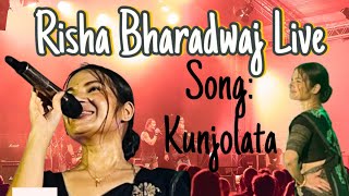 Kunjolota Risha Bharadwaj live at Hekra Lakhmi puja 2024 [upl. by Assertal]