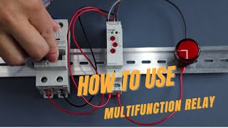 How to use multifunction time relay  demonstration of 10 functions [upl. by Atiuqahc862]