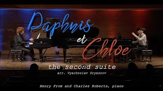 RAVELGRYAZNOV  Daphnis et Chloe Suite No 2 for two pianos [upl. by Civ]