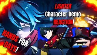 THIS MAN HAS HANDS FOR DAYS LIGHTER Character Demo REACTION  Zenless Zone Zero [upl. by Ltihcox]