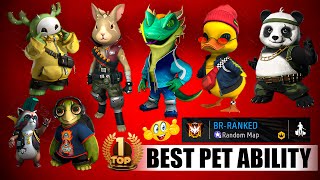 Best Useful Pet Ability in BR Ranked Free Fire  Best Pet Ability in BR Mode Free Fire  Its Raj [upl. by Karlik]