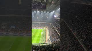 Die italienische Hymne erklingt im San Siro Eine atemberaubende Atmosphäre 🇮🇹🎶 [upl. by Ninnetta]