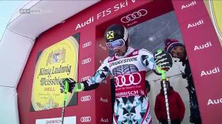 Marcel Hirscher  WINS GIANT SLALOM Garmisch 2017 2DG 150 sec [upl. by Weitzman]