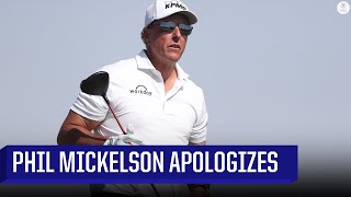 Phil Mickelson DEEPLY SORRY For Comments Made Golf Expert REACTION  CBS Sports HQ [upl. by Tandie]