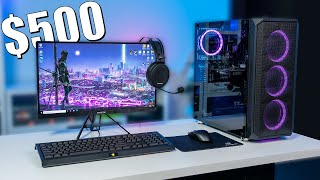 500 FULL PC Gaming Setup Guide With Upgrade Options [upl. by Rehtul]