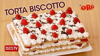 TORTA BISCOTTO AL BALSAMICO di Benedetta Rossi  Ricetta TV Fatto in Casa per Voi [upl. by Llenrep714]