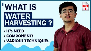 Water Harvesting • Its techniques Soil amp Water Conservation Engineering  AENGG 121 BSc HonsAg [upl. by Ezequiel908]