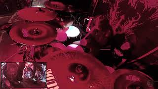 HateThe Wolf QueenDaniel NarSil Rutkowski Live at Metal Mine 2023 Drum Cam [upl. by Elgar]