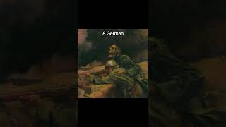 Death and the soldier by Hans Larwin 1917 history art painting [upl. by Wun]