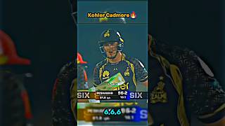 Kohler Cadmore showing level 🔥😈 psl cricketlover shorts [upl. by Nyllek211]