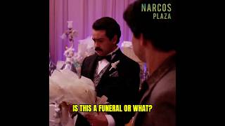 El Chapo Brought Flowers For Enedina’s Wedding 😂  Narcos Mexico shorts [upl. by Kalmick]