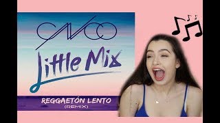 CNCO amp LITTLE MIX REGGAETON LENTO REMIX REACTION [upl. by Iglesias]