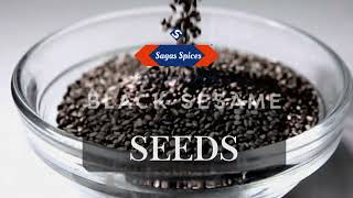 Black sesame seeds of Sagas Spices [upl. by Paulie]