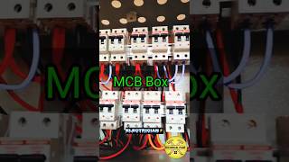 MCB box Distribution box mcbox itiexam viral distributionboard electrician [upl. by Samale]