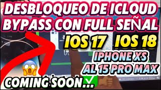 Desbloqueo de iCloud bypass con full señal del iPhone XR al 15 Pro Max  Regresa nuevamente [upl. by Nyloj]