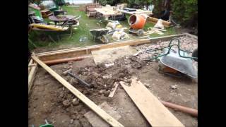 How to install Cubic Metre Soak away and patio installation from start to finish  how to [upl. by Sutherlan]