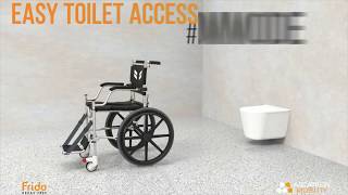 FridoGo Feature of The Ultimate Portable Shower and Commode Chair [upl. by Ramu]