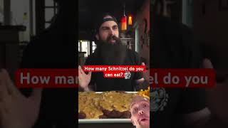 Schnitzel Challenge food foodie germany cooking eating foodie [upl. by Nevet]