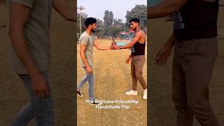 The Ultimate Friendship Handshake Flip 🤝 friends challenge workout foryou shorts [upl. by Asiela727]