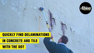 Quickly find Delaminations in Concrete and Tile with DDT Tool  Albion Engineering [upl. by Idieh]