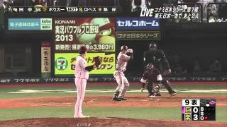 Masahiro Tanaka Returns to the Mound to Close Out the Game 7 of Japan Series [upl. by Godfry98]