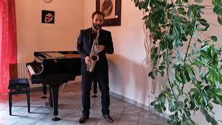 Thierry Escaich  Lutte for Alto Saxophone Solo [upl. by Nagle]