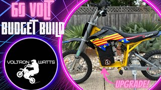 Go FASTER for CHEAP 60 Volt Budget Build Beginners Guide To Building A Modified Razor MX650 SX500 [upl. by Meyeroff]