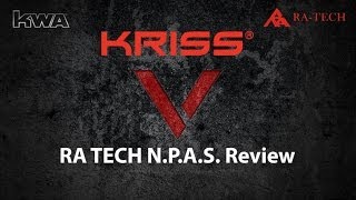 KWA Kriss Vector  RA TECH NPAS Review CQB FPS downgrade [upl. by Ahsinert]